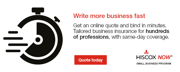 Hiscox NOW - Write more business fast!