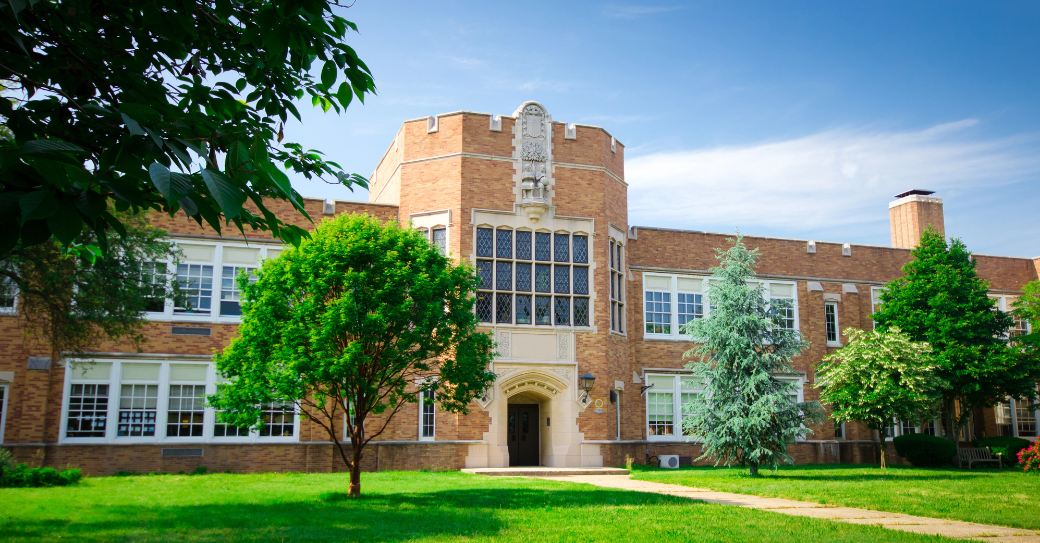 School building exterior